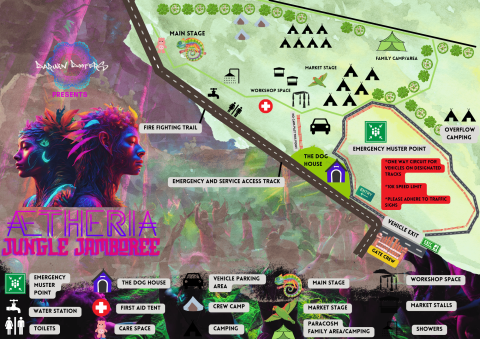 Aetheria 25 Site Map